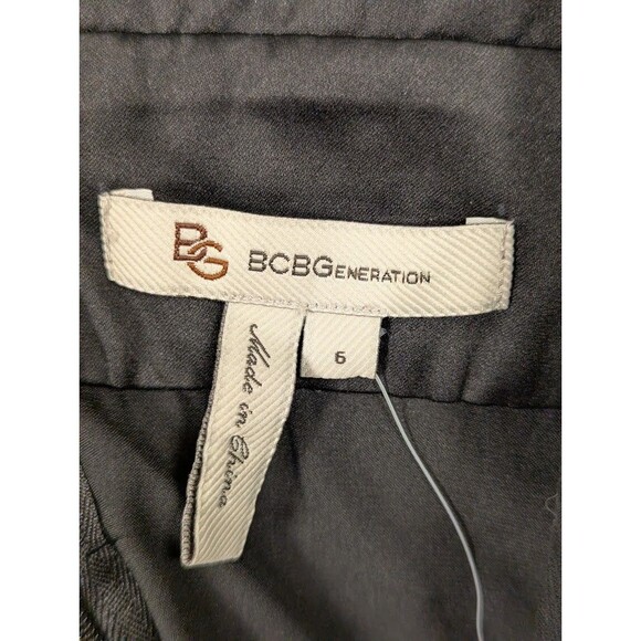 BCBGeneration Black Studded Chiffon Cocktail Dress - Picture 6 of 10